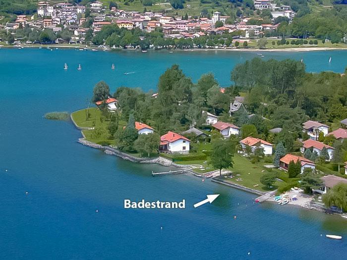 Bassotta Strand-Blockhaus Sorico Exterior foto